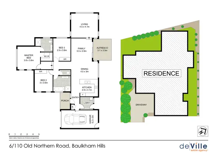 Floorplan of Homely villa listing, 6/110 Old Northern Road, Baulkham Hills NSW 2153