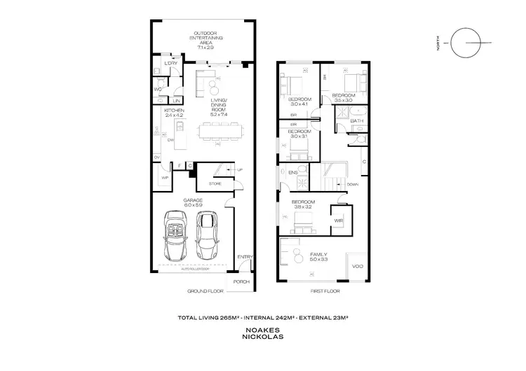 Floorplan of Homely house listing, 65 Riverside Avenue, Allenby Gardens SA 5009