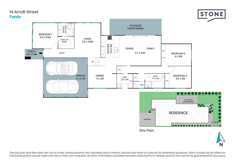 Floorplan of Homely house listing, 14 Arndt Street, Forde ACT 2914