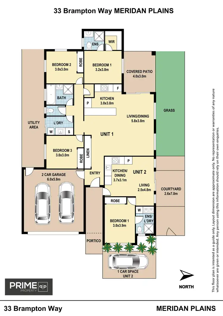 Floorplan of Homely house listing, 33 Brampton Way, Meridan Plains QLD 4551