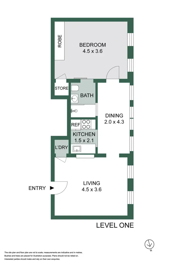 Floorplan of Homely apartment listing, 12/360 Bourke Street, Surry Hills NSW 2010