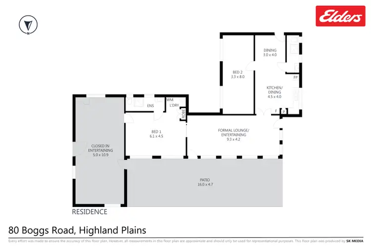 Floorplan of Homely rural property listing, 80 Boggs Road, Highland Plains QLD 4401