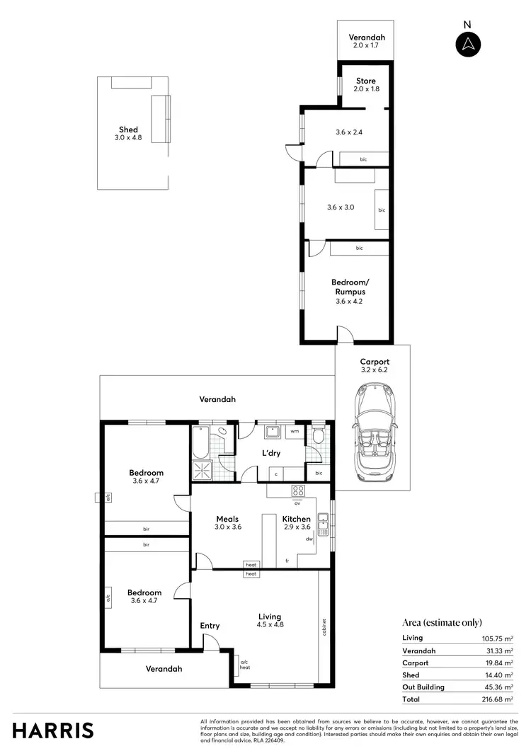 Floorplan of Homely house listing, 25 Bundey Street, Magill SA 5072