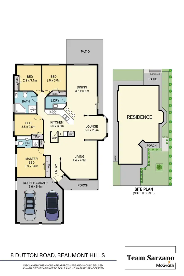 Floorplan of Homely house listing, 8 Dutton Road, Beaumont Hills NSW 2155