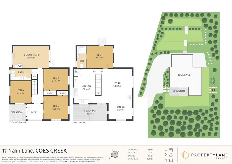 Floorplan of Homely house listing, 17 Nalin Lane, Coes Creek QLD 4560