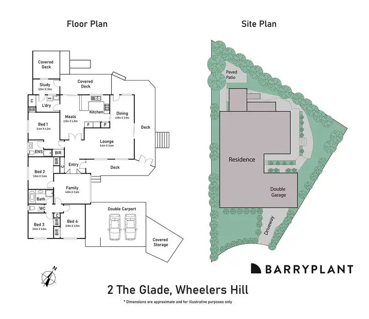 Floorplan of Homely house listing, 2 The Glade, Wheelers Hill VIC 3150