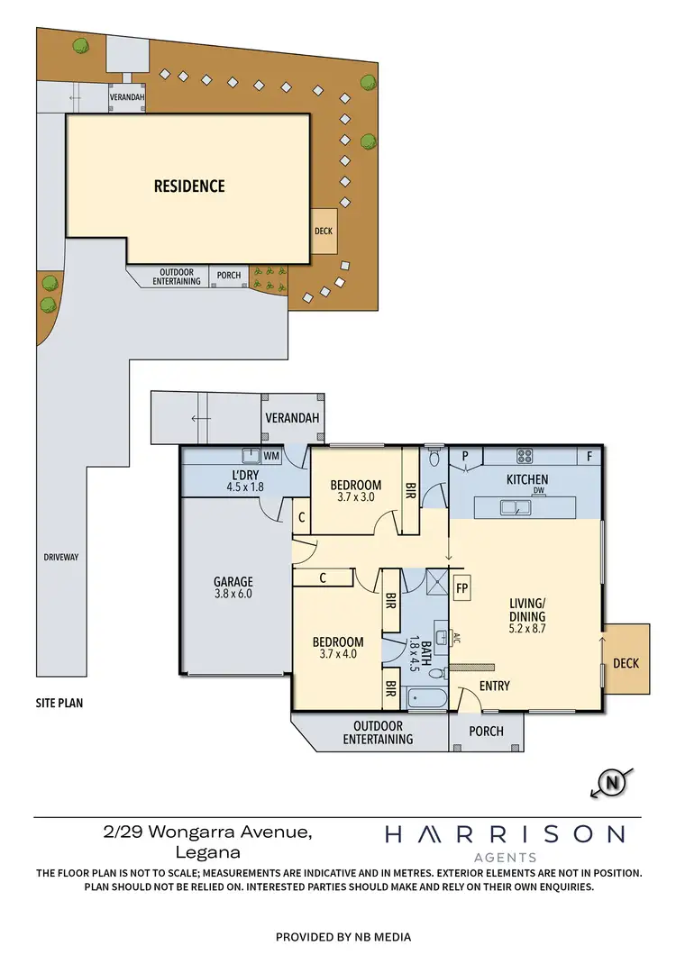 Floorplan of Homely unit listing, 2/29 Wongarra Avenue, Legana TAS 7277