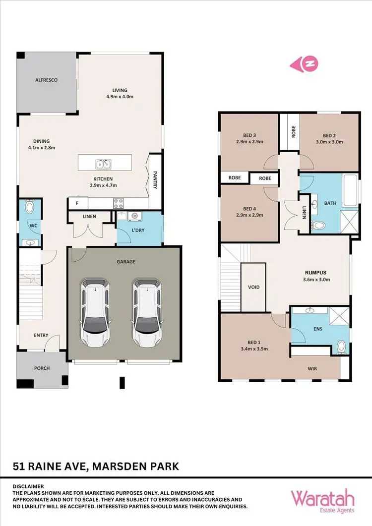 Floorplan of Homely house listing, 51 Raine Avenue, Marsden Park NSW 2765