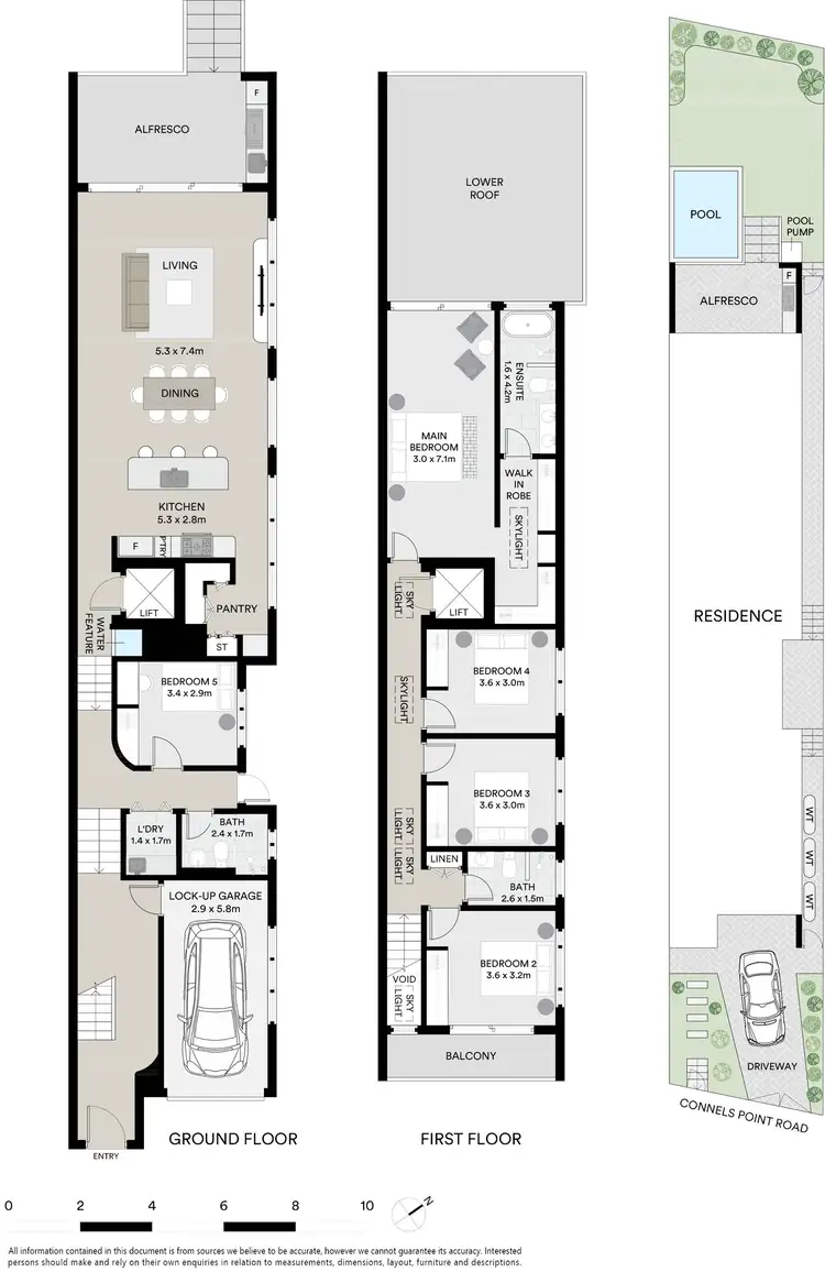 Floorplan of Homely semi-detached listing, 183 Connells Point Road, Connells Point NSW 2221
