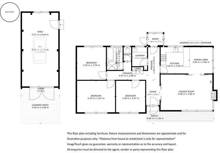 Floorplan of Homely house listing, 36 Stevenson Street, Port Lincoln SA 5606