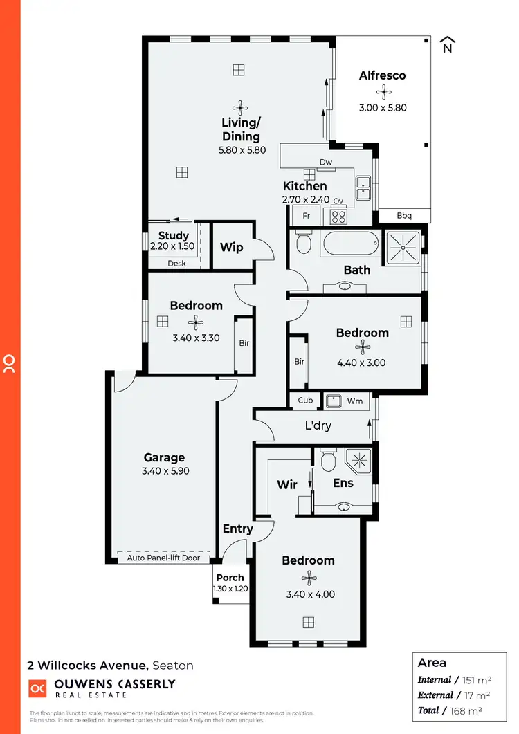 Floorplan of Homely house listing, 2 Willcocks Avenue, Seaton SA 5023