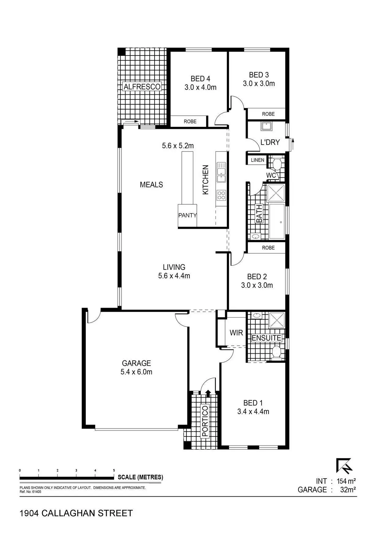 Floorplan of Homely house listing, 1904 Callaghan Street, Jackass Flat VIC 3556