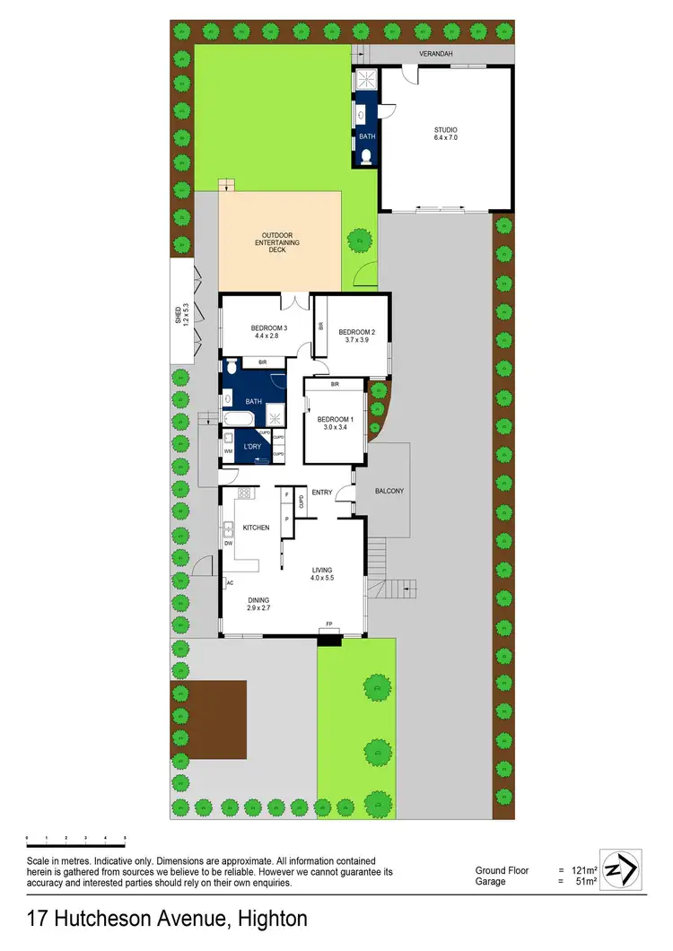 Floorplan of Homely house listing, 17 Hutcheson Avenue, Highton VIC 3216