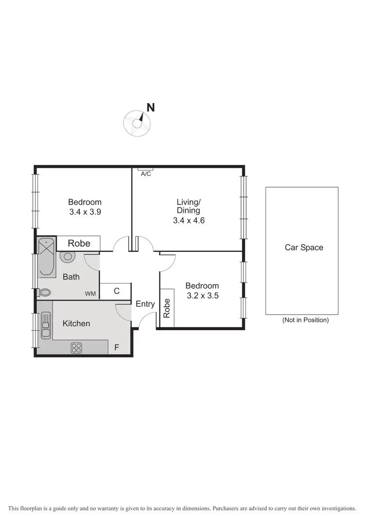 Floorplan of Homely apartment listing, 3/7a Coleridge Street, Elwood VIC 3184
