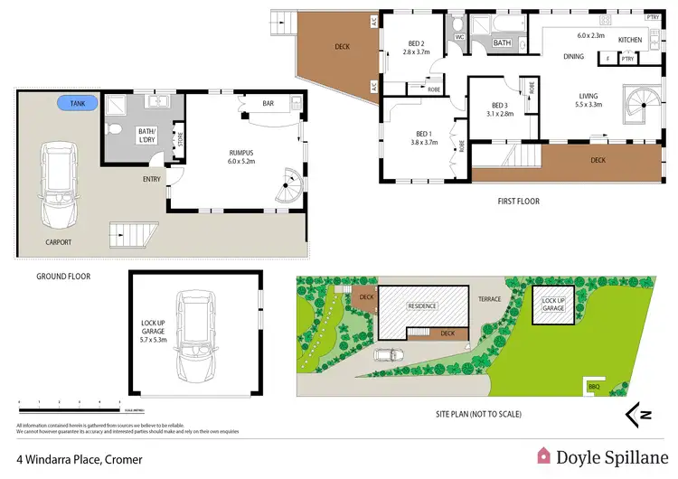 Floorplan of Homely house listing, 4 Windarra Place, Cromer NSW 2099