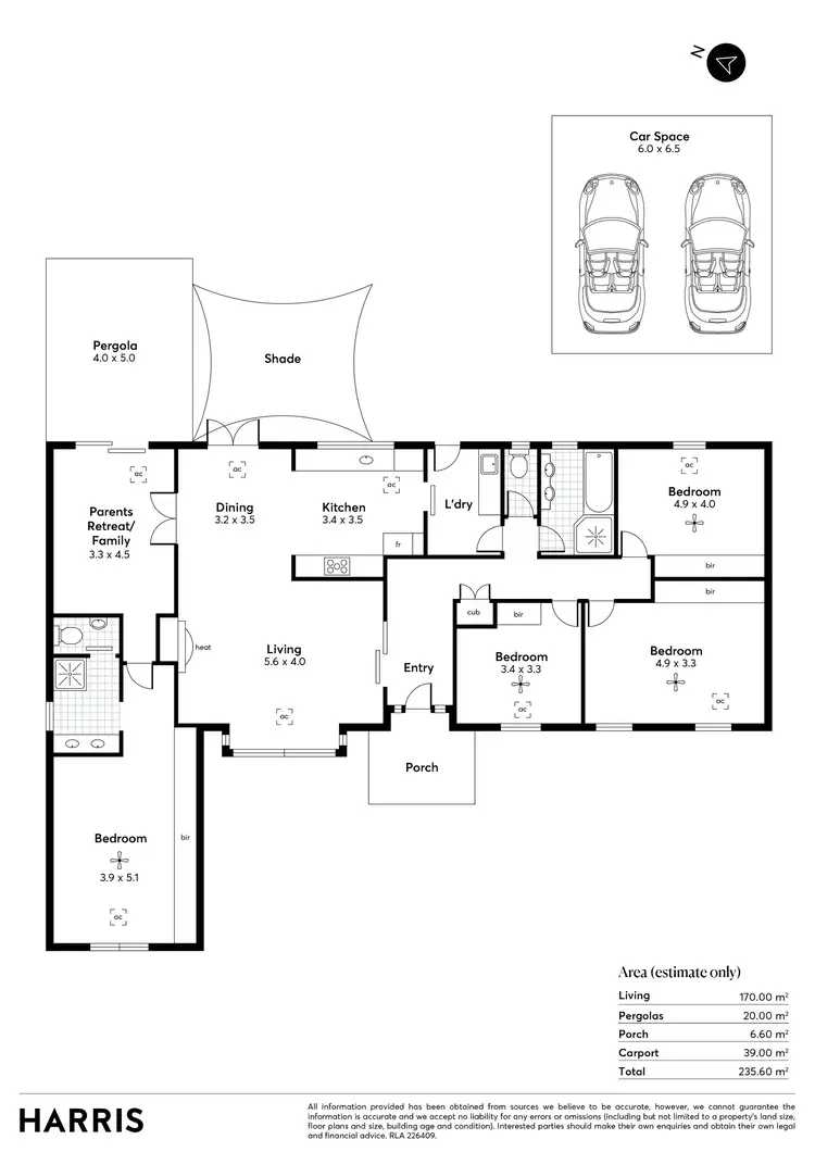 Floorplan of Homely house listing, 15 Doris Street, Panorama SA 5041