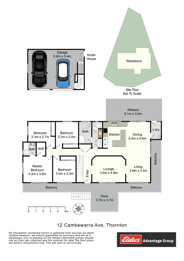 Floorplan of Homely house listing, 12 Cambewarra Avenue, Thornton NSW 2322