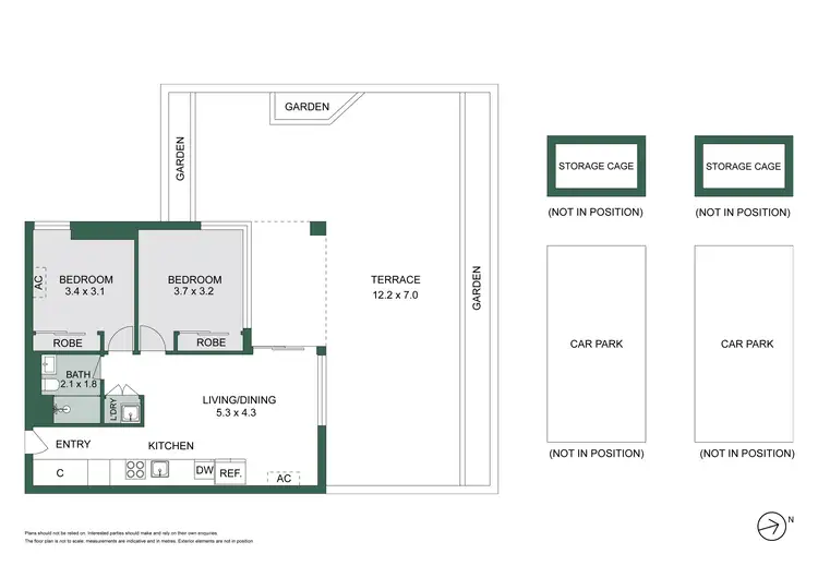 Floorplan of Homely apartment listing, 302/277-279 Centre Road, Bentleigh VIC 3204