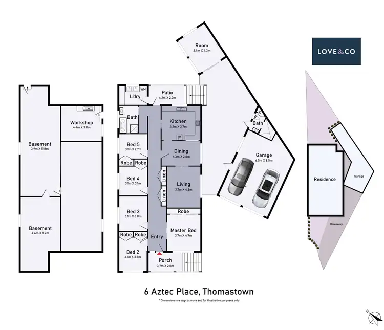 Floorplan of Homely house listing, 6 Aztec Place, Thomastown VIC 3074
