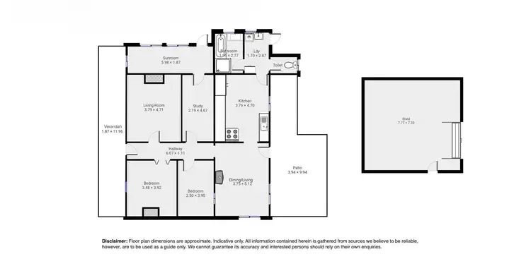 Floorplan of Homely house listing, 35 Wisteria Cottage Lane, Rylstone NSW 2849