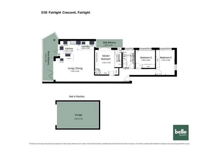 Floorplan of Homely unit listing, 5/35 Fairlight Crescent, Fairlight NSW 2094