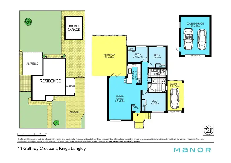 Floorplan of Homely house listing, 11 Gathrey Crescent, Kings Langley NSW 2147