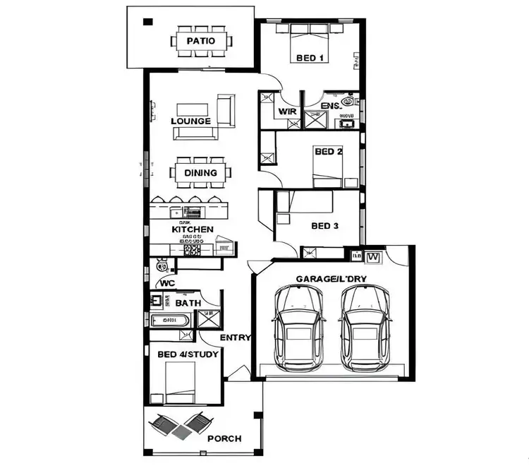 Floorplan of Homely house listing, 35 Sunning Street, Shaw QLD 4818