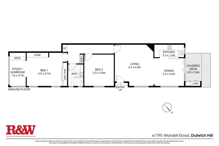 Floorplan of Homely apartment listing, 4/195 Wardell Road, Dulwich Hill NSW 2203