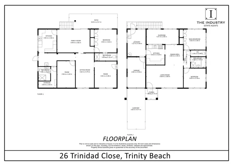 Floorplan of Homely house listing, 26 Trinidad Close, Trinity Beach QLD 4879