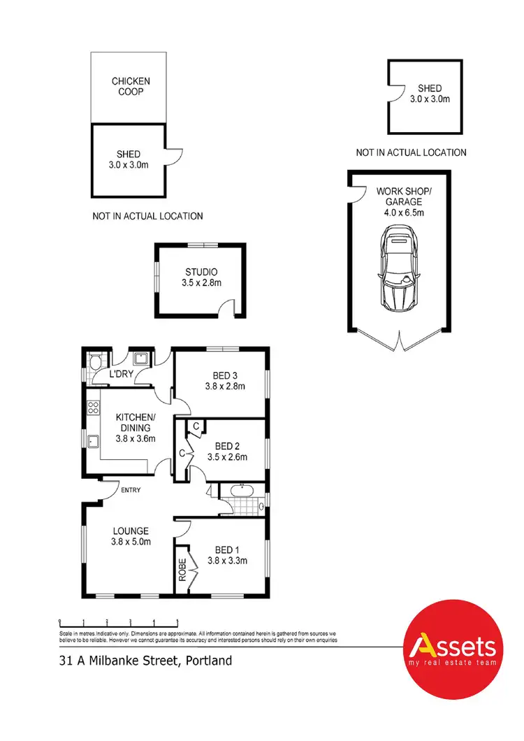 Floorplan of Homely house listing, 31A Milbanke Street, Portland VIC 3305