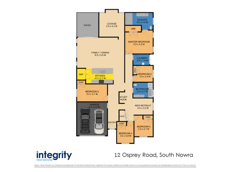 Floorplan of Homely house listing, 12 Osprey Road, South Nowra NSW 2541