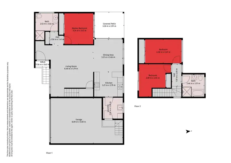 Floorplan of Homely townhouse listing, 10/36-40 Boundary Street, Forster NSW 2428