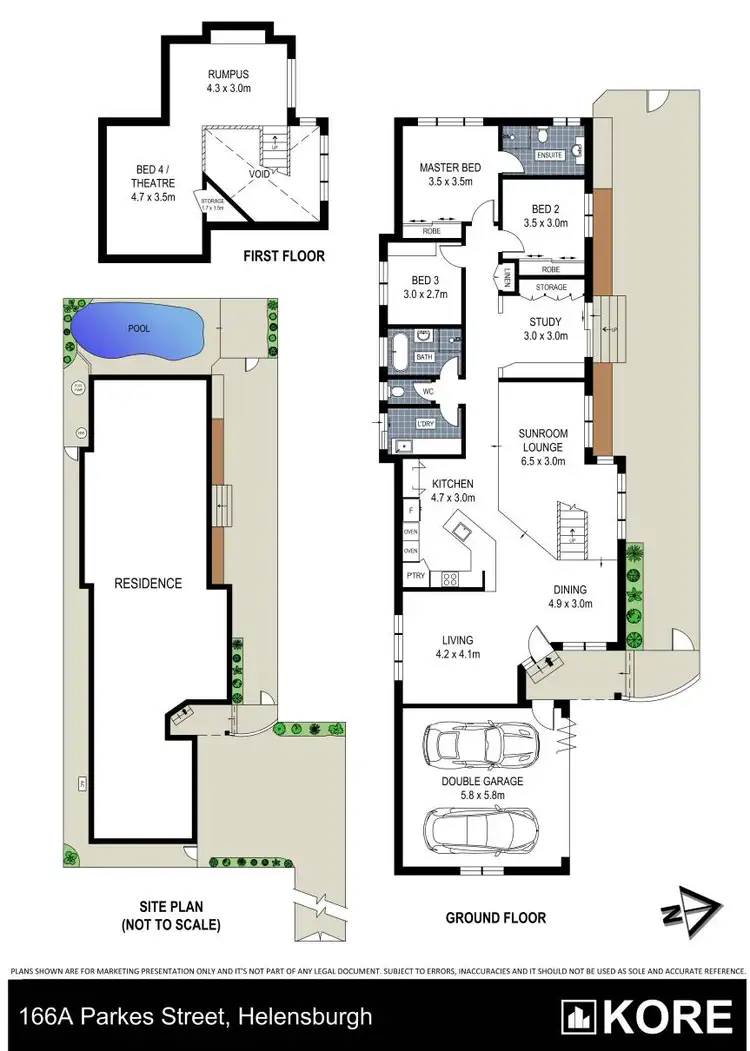 Floorplan of Homely house listing, 166A Parkes Street, Helensburgh NSW 2508