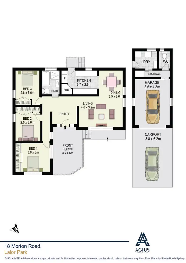 Floorplan of Homely house listing, 18 Morton Road, Lalor Park NSW 2147