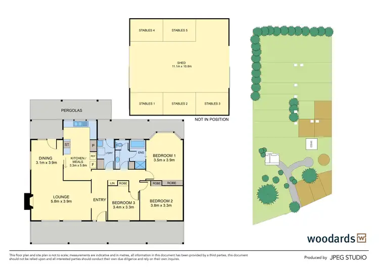 Floorplan of Homely rural property listing, 201 Avenue Of Honour, Woodend North VIC 3442