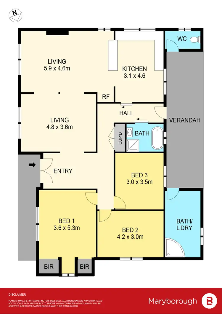 Floorplan of Homely rural property listing, 40 Majorca-Rodborough Road, Majorca VIC 3465