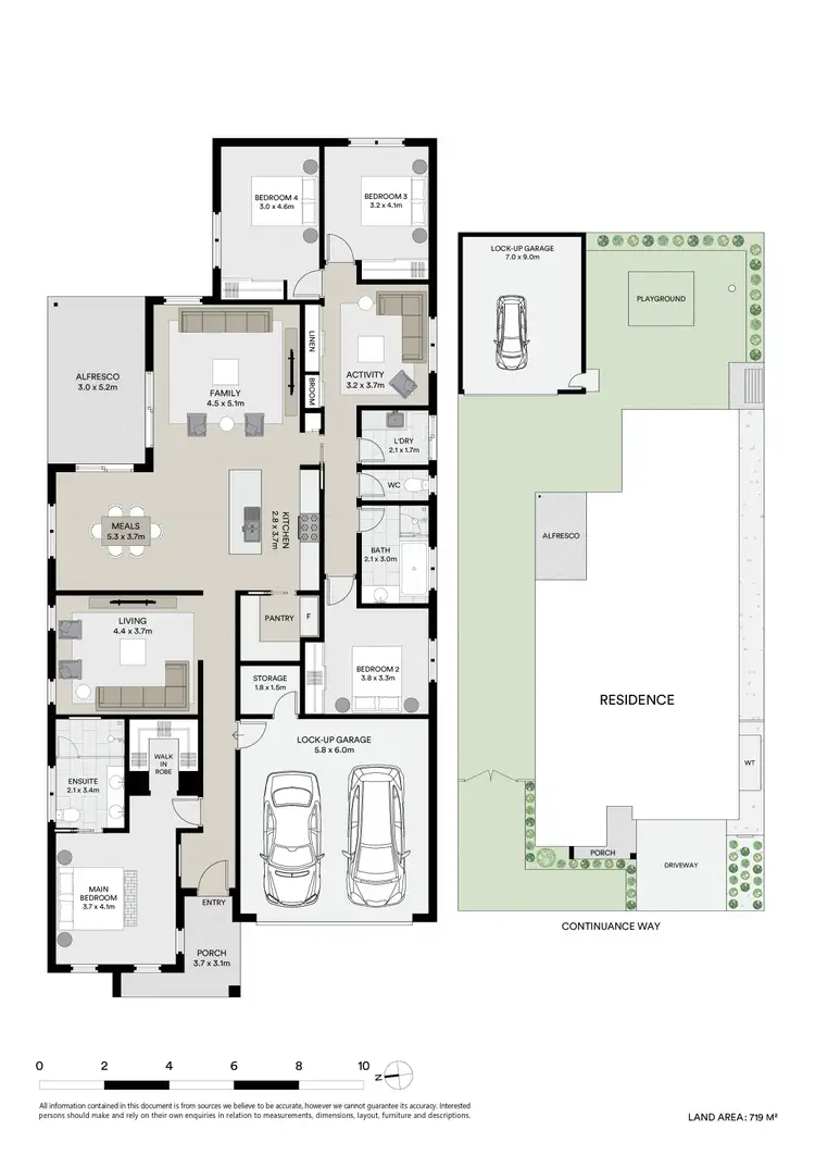 Floorplan of Homely house listing, 18 Continuance Way, Delacombe VIC 3356