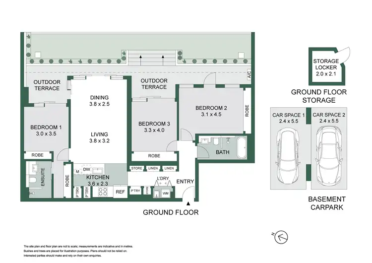 Floorplan of Homely apartment listing, G06/5 Mindarie Street, Lane Cove NSW 2066
