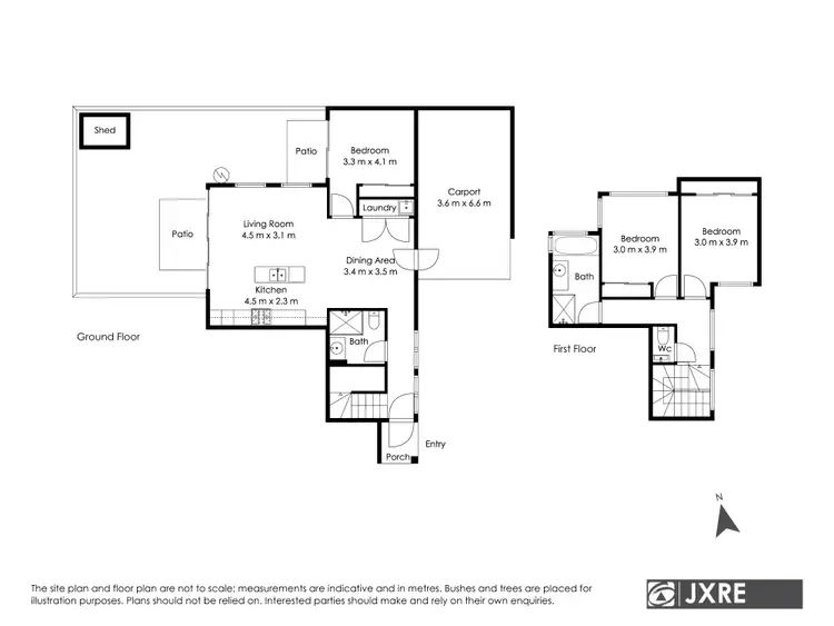 Floorplan of Homely townhouse listing, 4/131 Clayton Road, Oakleigh East VIC 3166