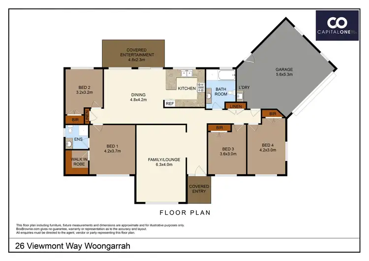 Floorplan of Homely house listing, 26 Viewmont Way, Woongarrah NSW 2259