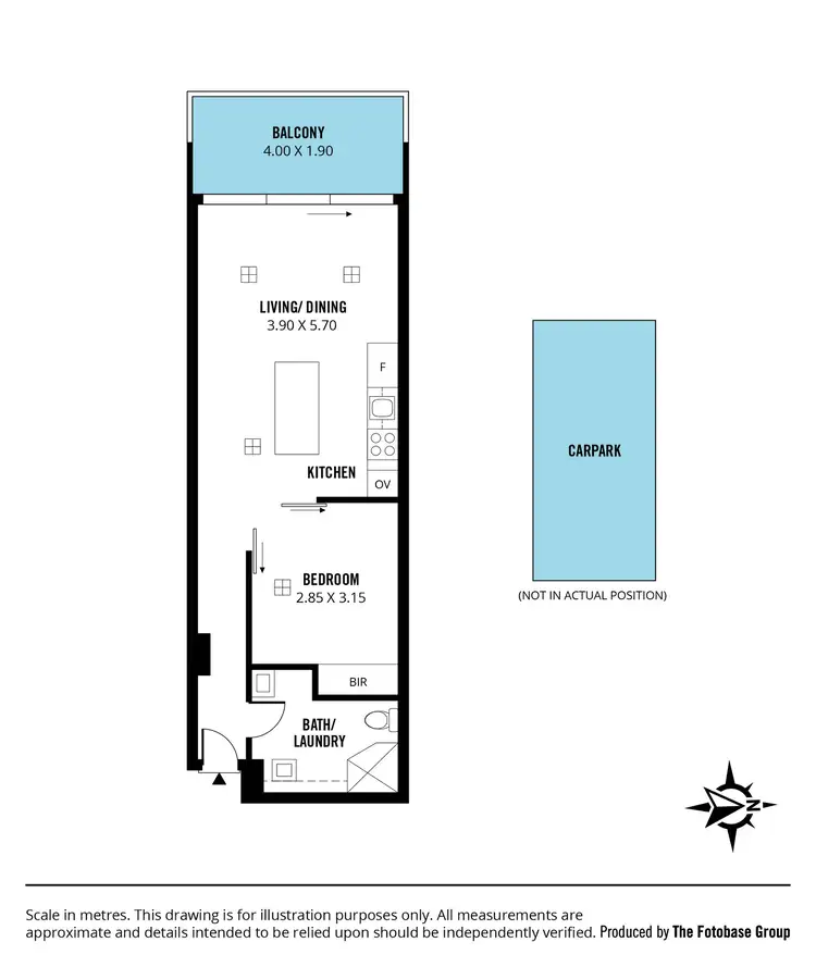 Floorplan of Homely apartment listing, 1104/25 Colley Terrace, Glenelg SA 5045
