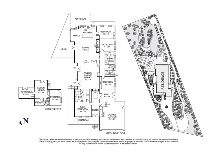 Floorplan of Homely house listing, 104 Mcgowans Road, Donvale VIC 3111
