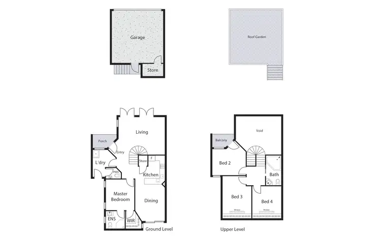 Floorplan of Homely townhouse listing, 4/4 Angas Street, Ainslie ACT 2602