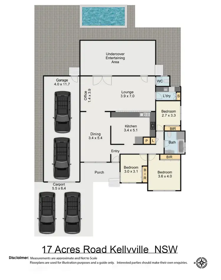 Floorplan of Homely house listing, 17 Acres Road, Kellyville NSW 2155