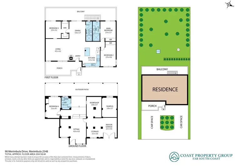 Floorplan of Homely house listing, 90 Merimbula Drive, Merimbula NSW 2548