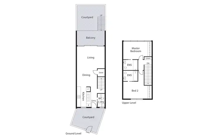 Floorplan of Homely townhouse listing, 65/12 Challis Street, Dickson ACT 2602