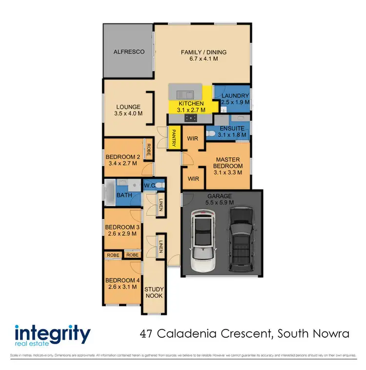 Floorplan of Homely house listing, 47 Caladenia Crescent, South Nowra NSW 2541