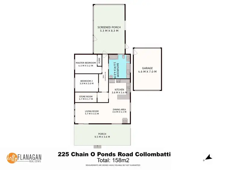Floorplan of Homely rural property listing, 225 Chain O'ponds Road, Collombatti NSW 2440