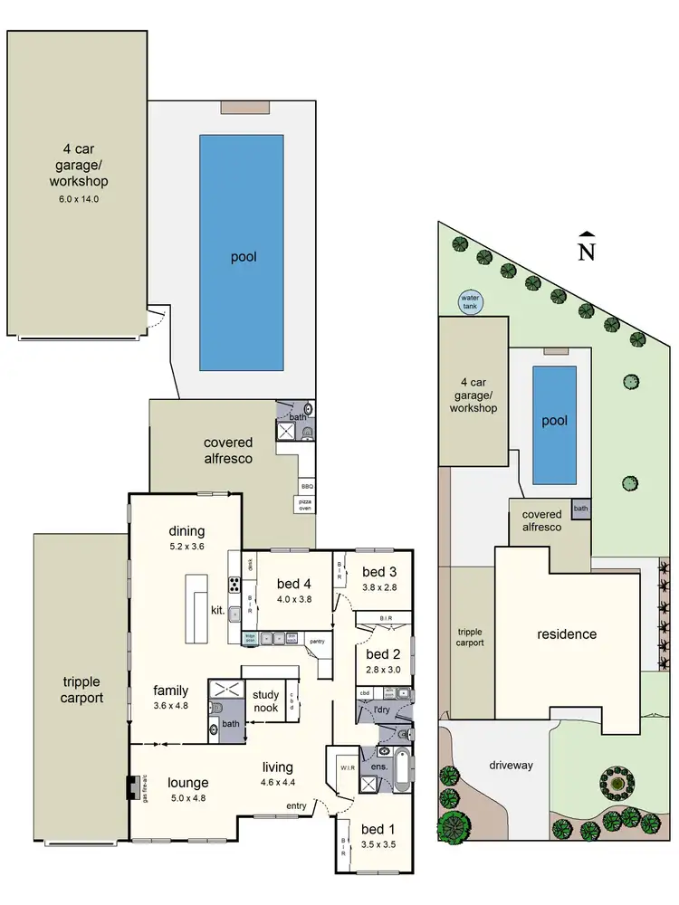 Floorplan of Homely house listing, 80 Station Street, Coldstream VIC 3770