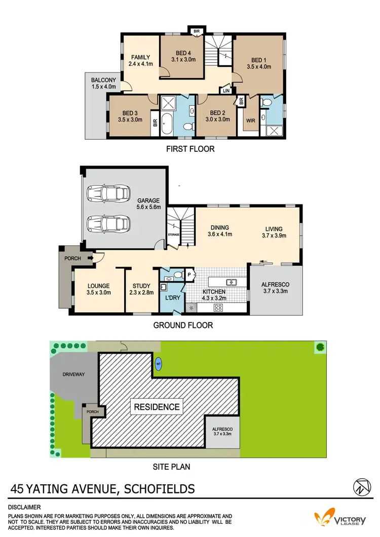 Floorplan of Homely house listing, 45 Yating Avenue, Tallawong NSW 2762